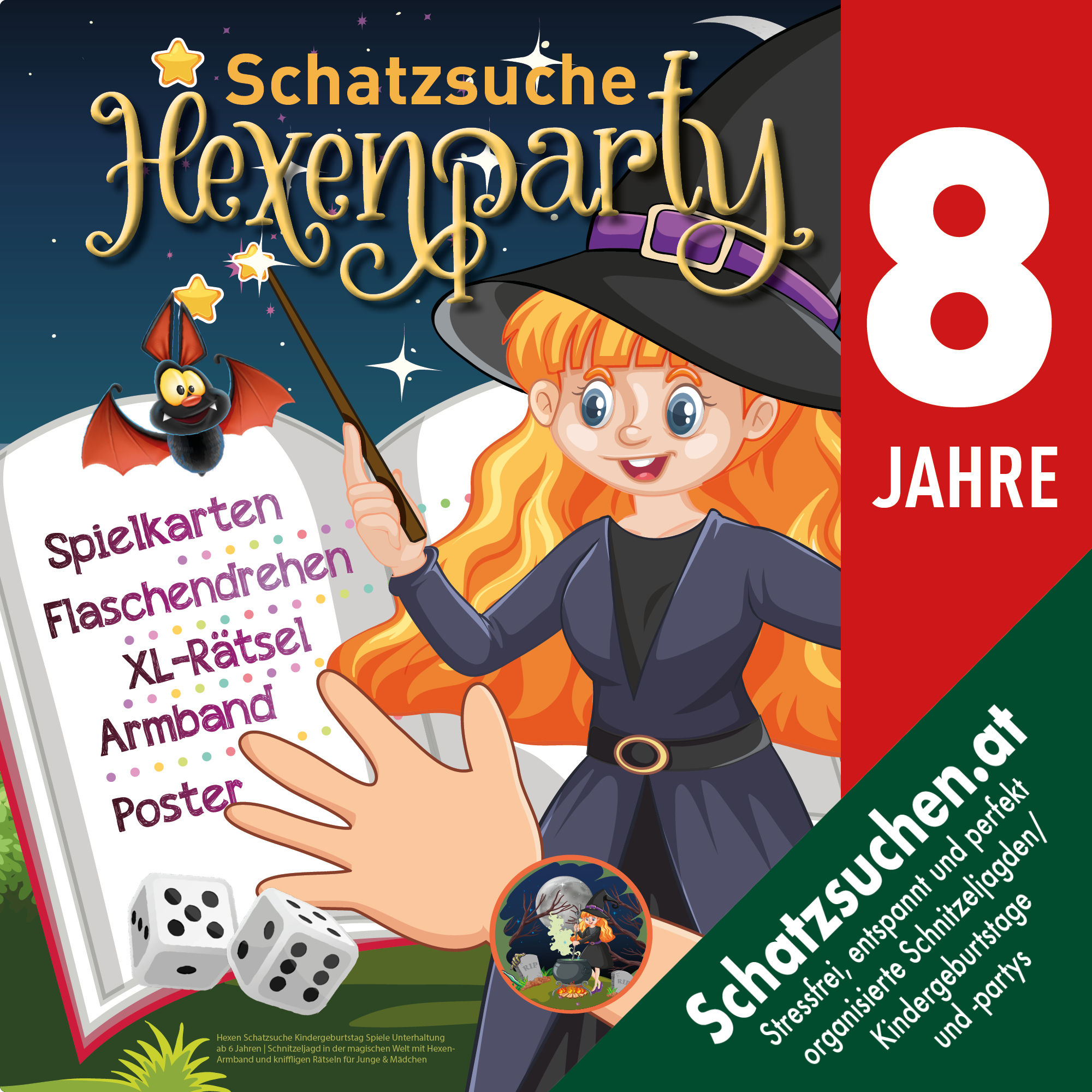 Hexen Schatzsuche Armband ab 8 Jahren