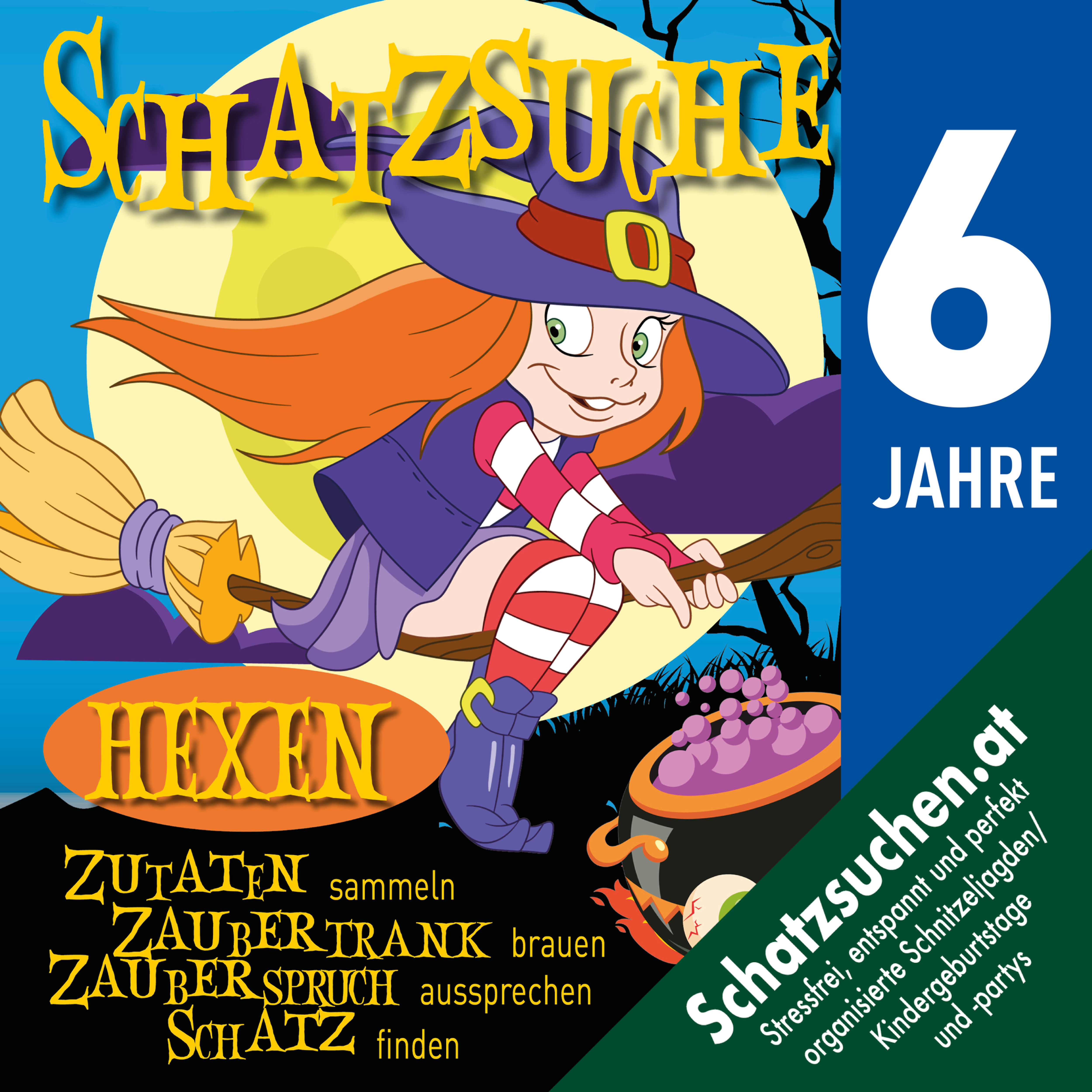 Hexen Schatzsuche mit Trank ab 6 Jahren