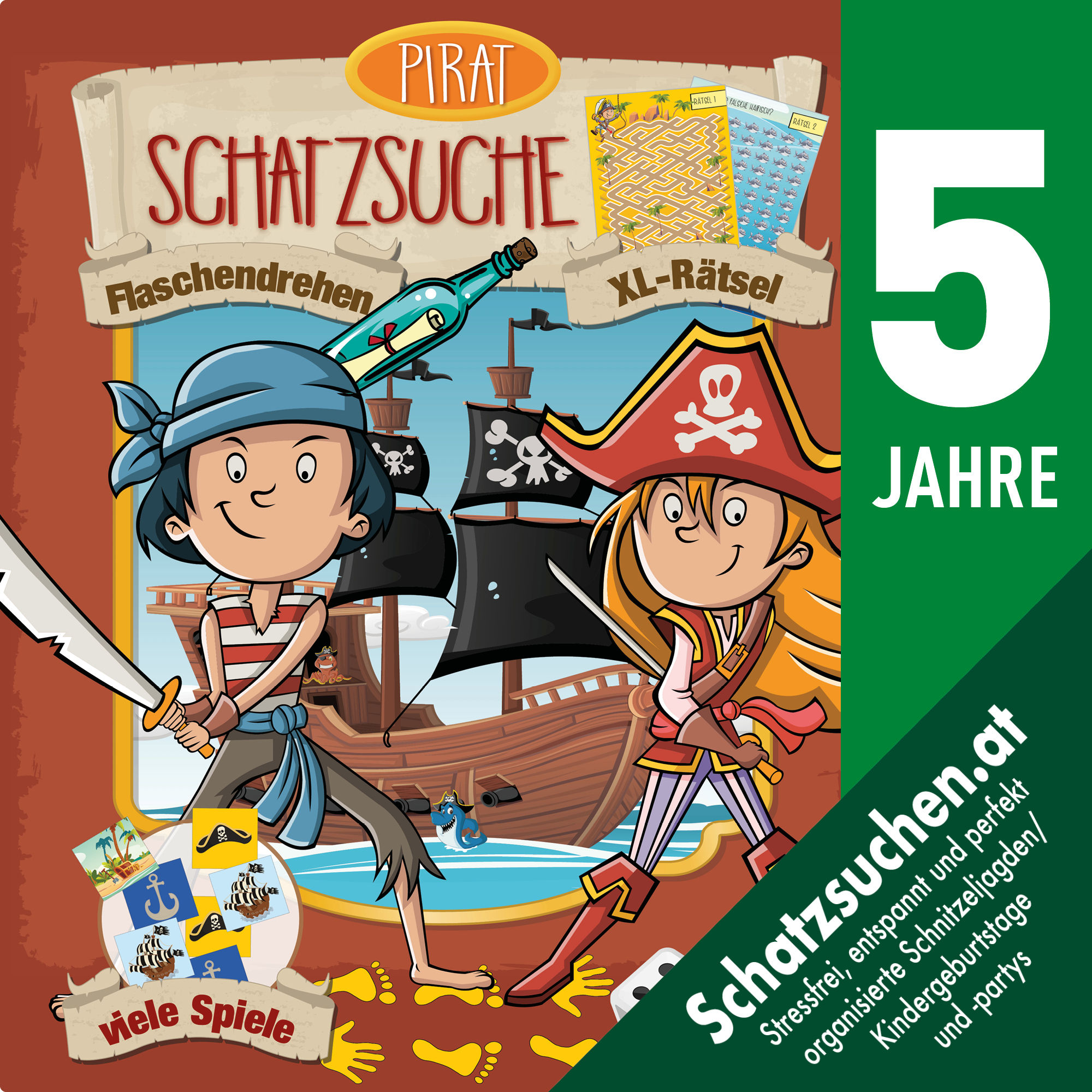 Piraten Schatzsuche Armband ab 5 Jahren