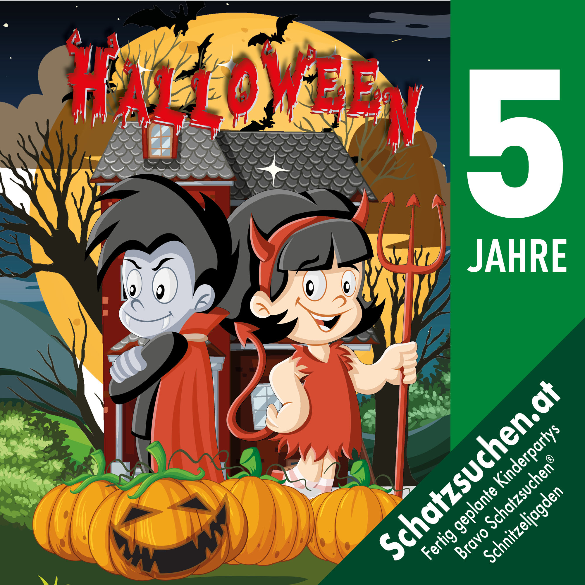 Halloween Schatzsuche ab 5 Jahren