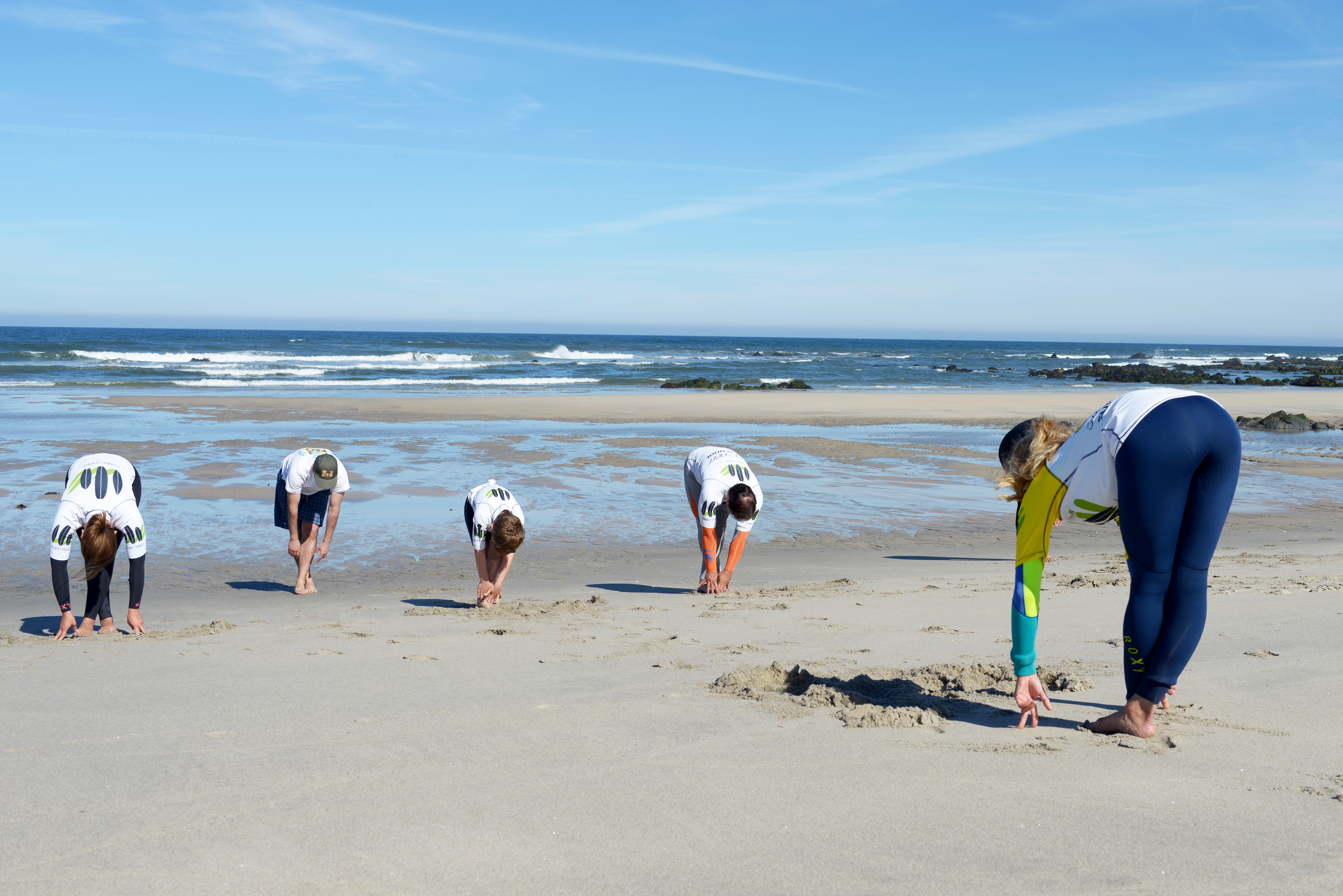 Surf group classes - warming up