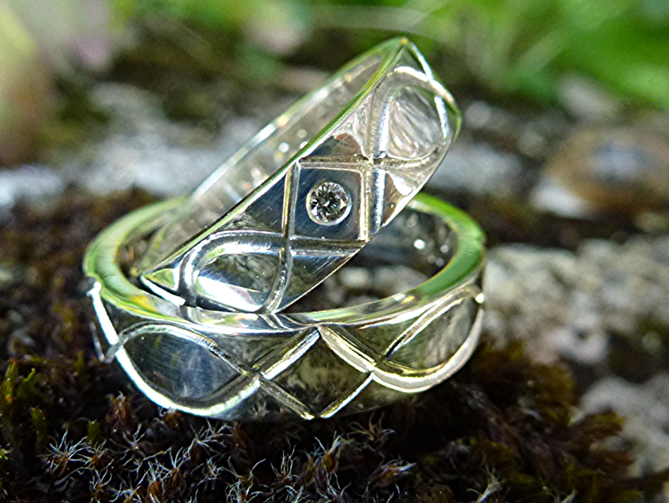 Alliances Argent - Diamant