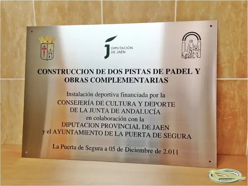 placas inauguración