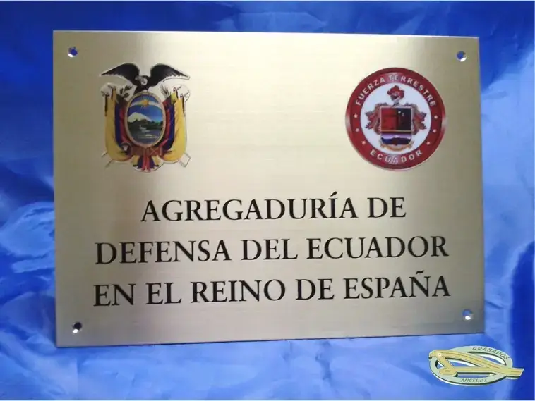placas para inauguración de edificios