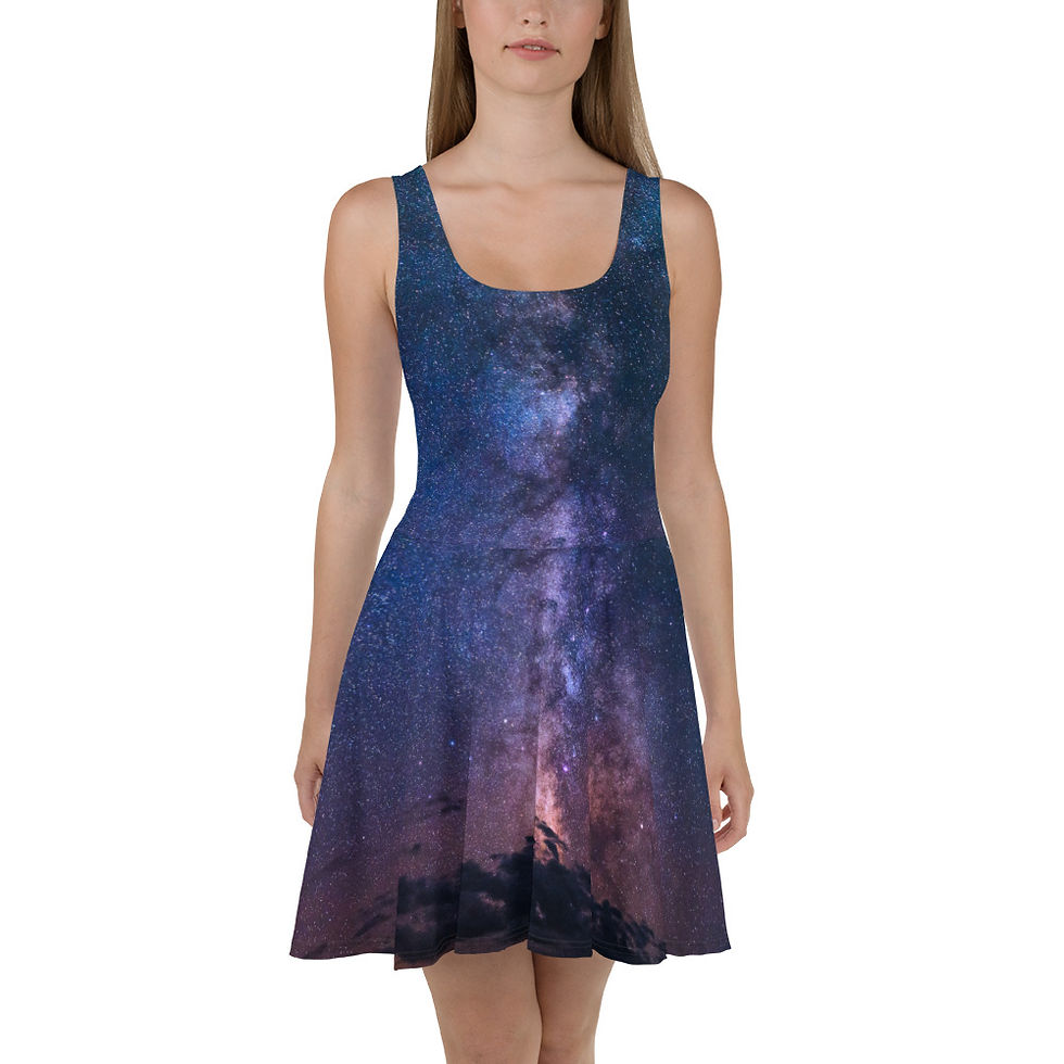 Thumbnail: Milky Way Skater Dress