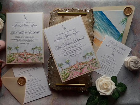 Personal Touches & Painted Places: How to Infuse Meaning into Your Wedding Invitations
