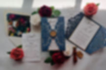 Navy Blue Wedding Invitations, Blue Wedding Invites, Regal Invitations, Luxury Invitations