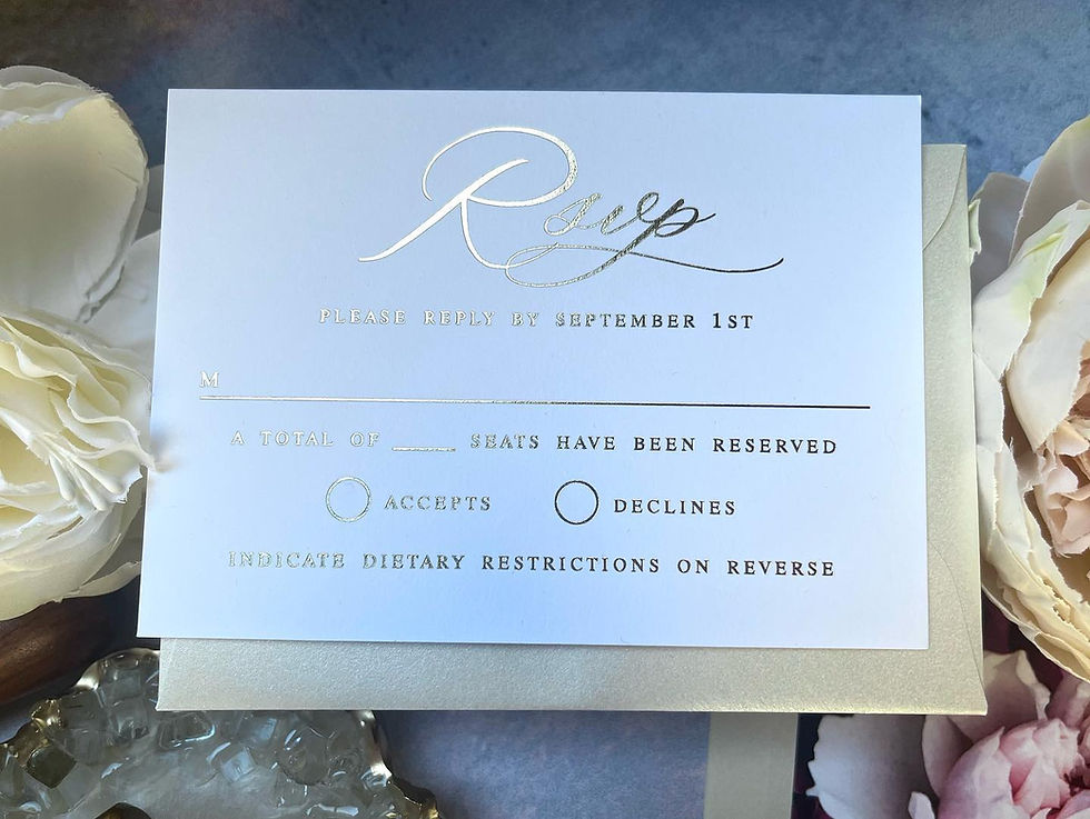 Thumbnail: Blush Shimmer Laser Cut Gold Foil King Pocket Invitations 900