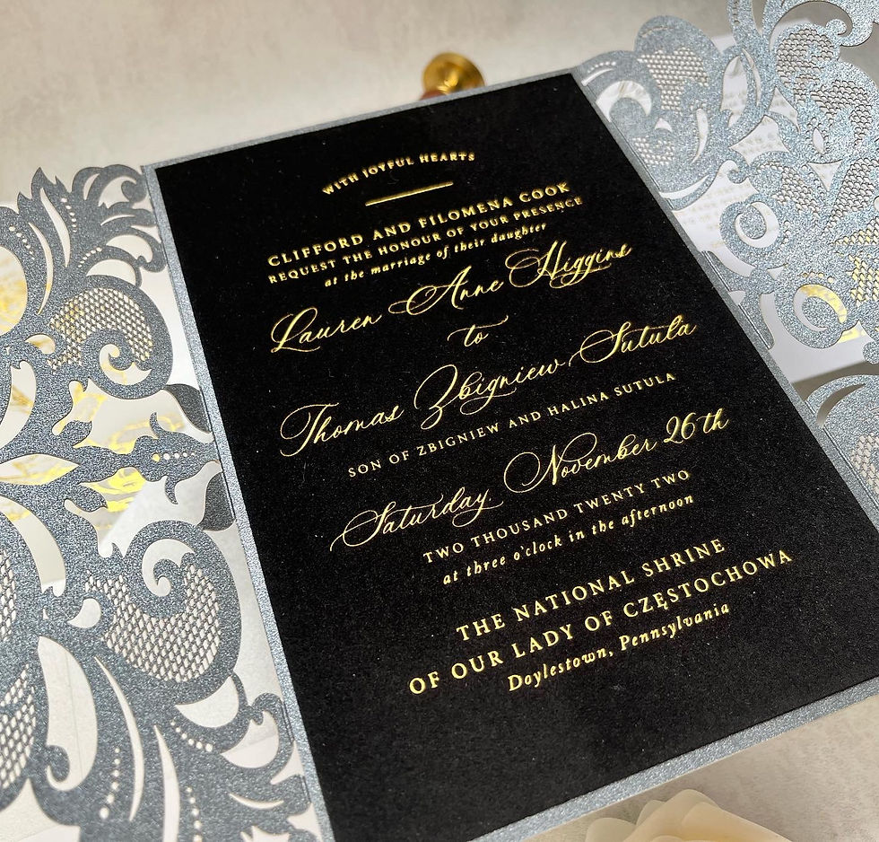 Thumbnail: Luxury wedding invitation