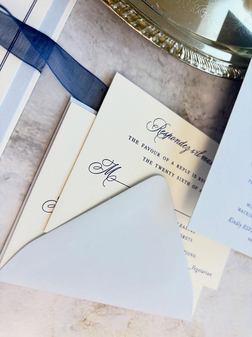 Thumbnail: Mission Point Resort Mackinac Island Letterpress Wedding Invitations