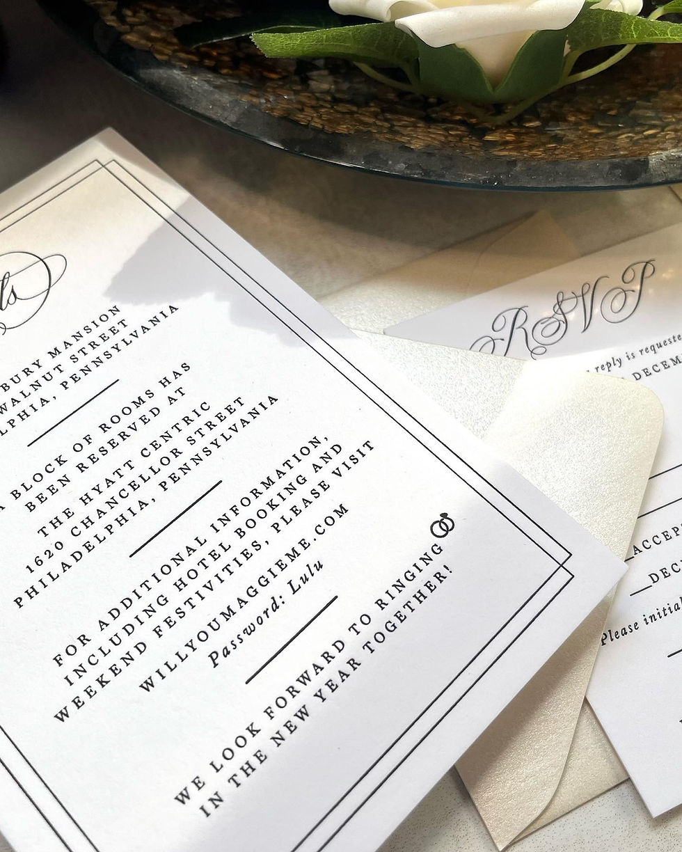 Thumbnail: Foil Wedding Invitations, Foil and Letterpress, Luxury Wedding Invites, Traditional Invitations, Velvet Wedding