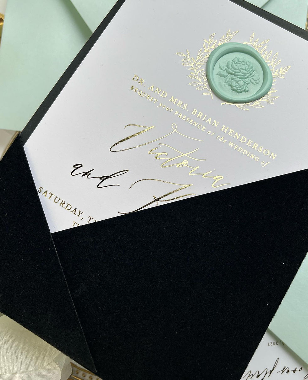 Thumbnail: Luxury wedding invitation