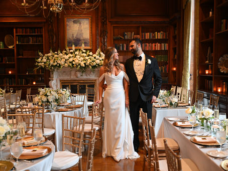 Cozy Fireplace Romance & Legacy: A Hampshire House Wedding Stationery Suite
