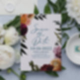 Boho Chic Luxe Floral Save the Dates