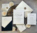 Thumbnail: Velvet Pocket Invites, Modern Invitations, Unique Invites, Gold Foil Invitations, Foil Invites, Black Velvet