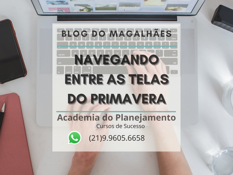 Navegando Entre as Telas do Primavera