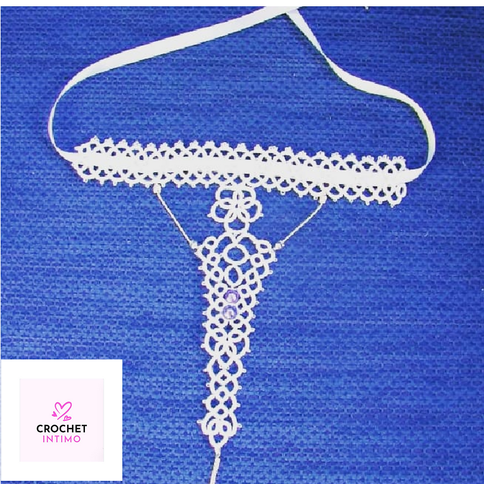 Miniatura: Lencería trikine crochet 