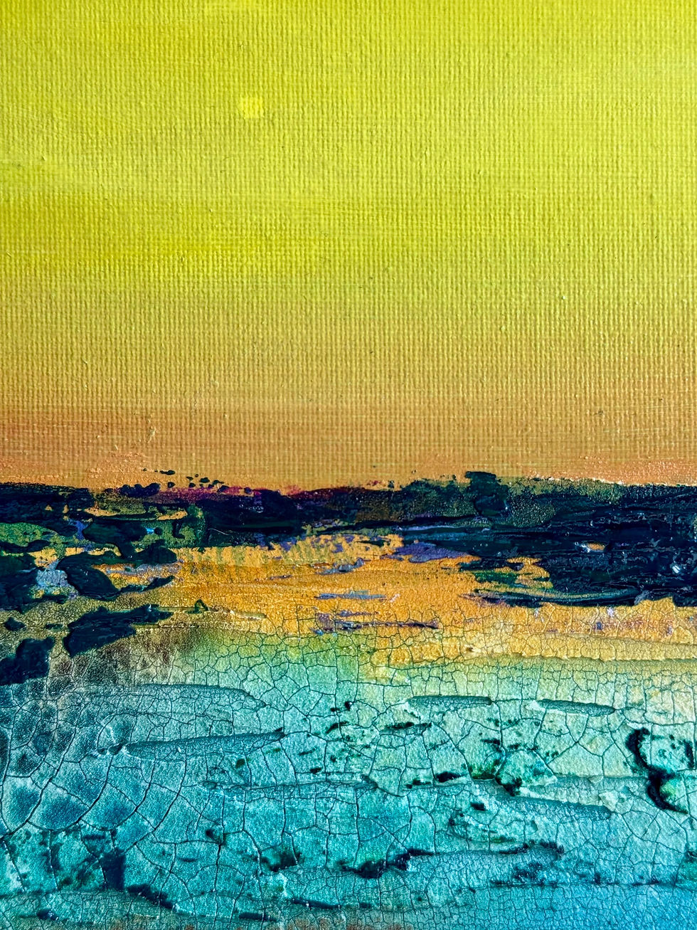Thumbnail: 'Small Joys #04' Original Mixed Media Painting