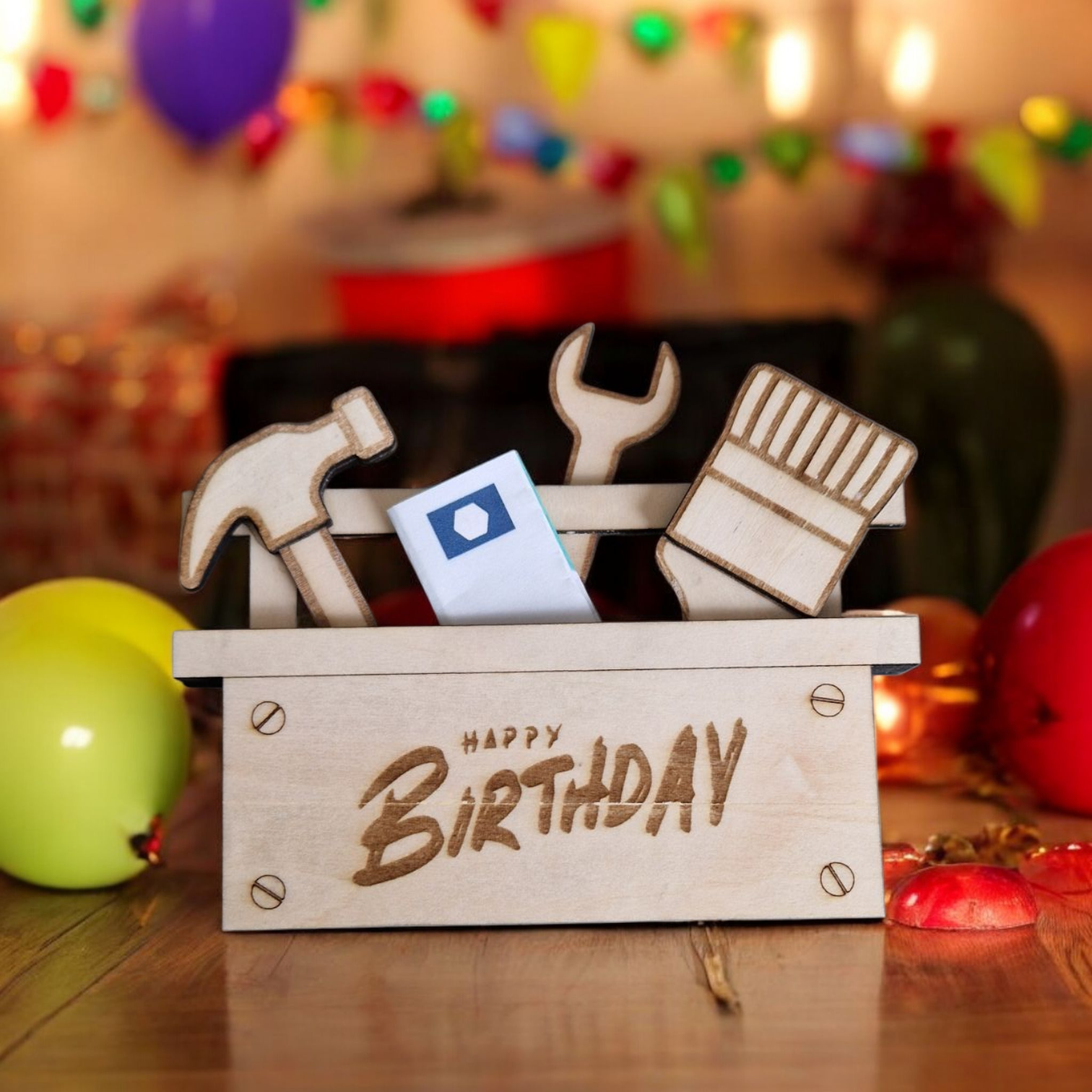 Geldgeschenk & Gutscheinhalter "Werkzeugkiste"