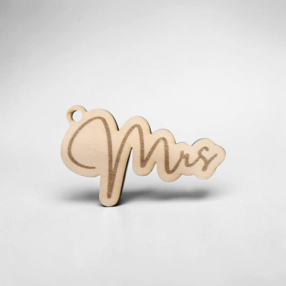 Geschenkanhänger Mrs