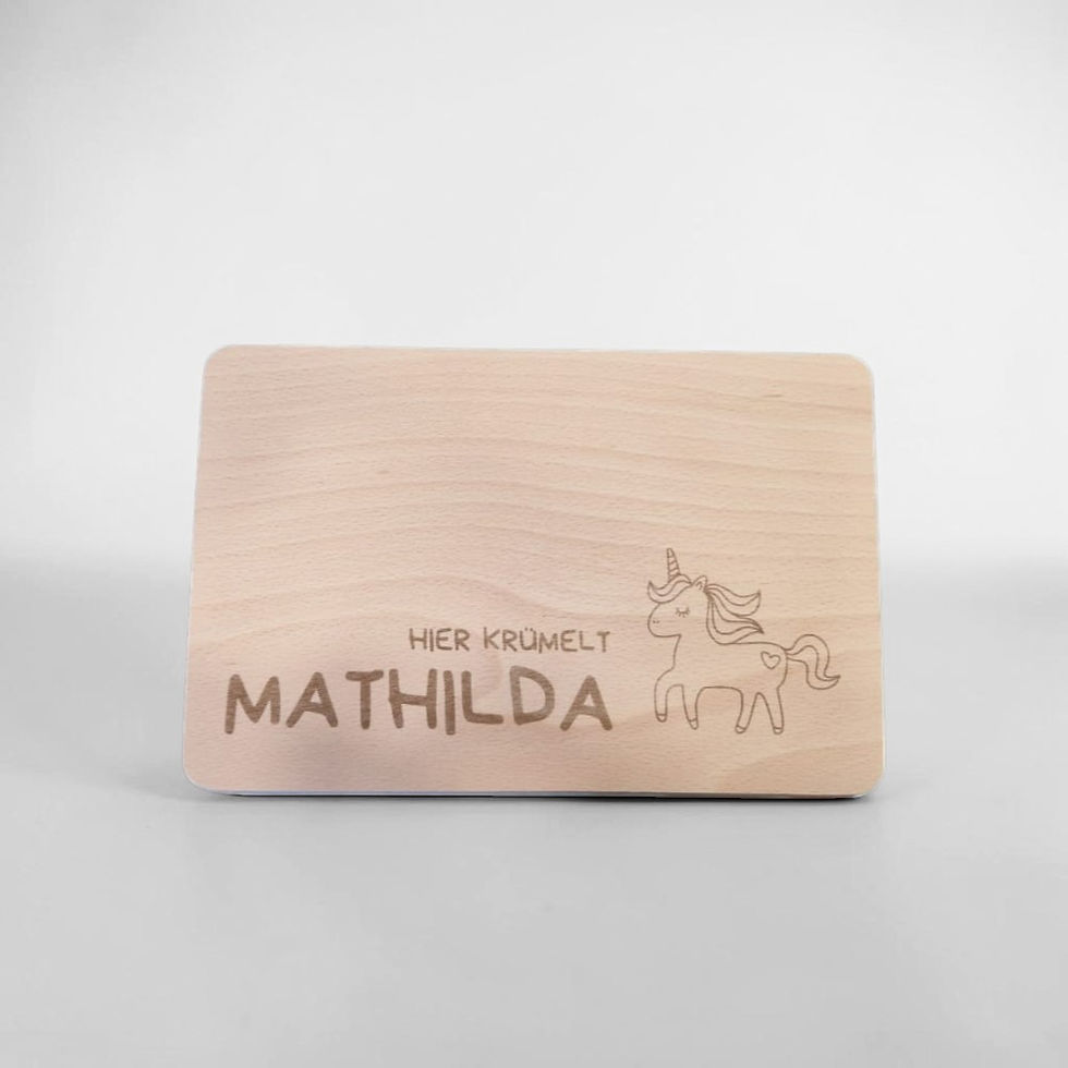 Miniaturbild: personalisiertes Frühstücksbrett für Kinder