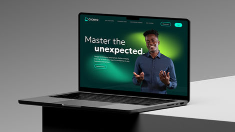 Brand in action - Website (Cicero)