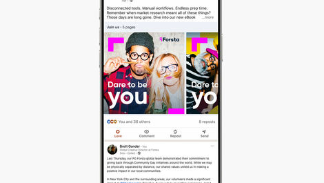 Dare to be you Campaign (Forsta) slide 1