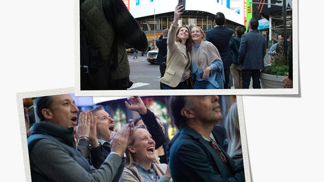 Times Square - Behind the scenes (Press Ganey)