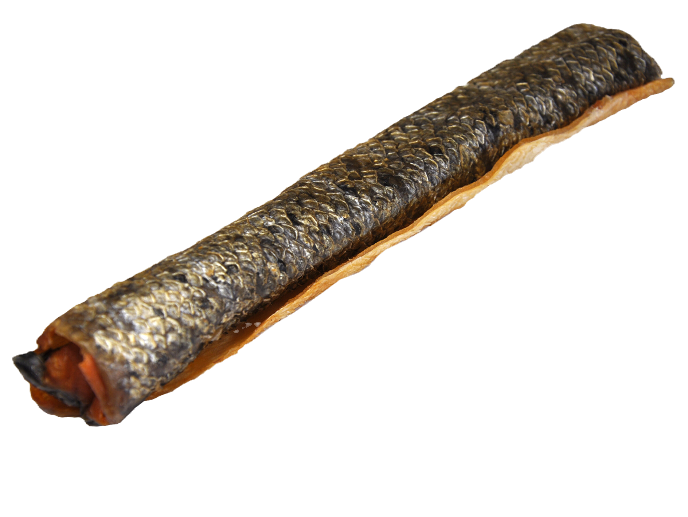 Zalmhuid met vlees - gezonde, natuurlijke hondensnack