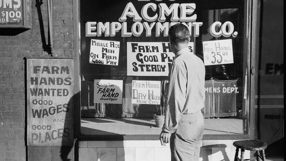 unemployment line
