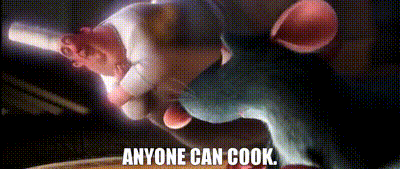 Gusteau anyone can cook gif