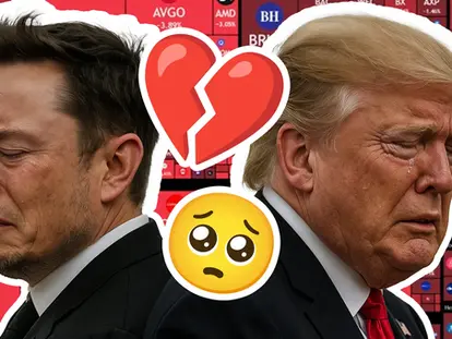 Elon Musk and Donald Trump are crying because they broke up