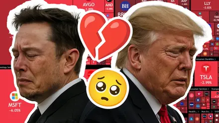 Elon Musk and Donald Trump are crying because they broke up