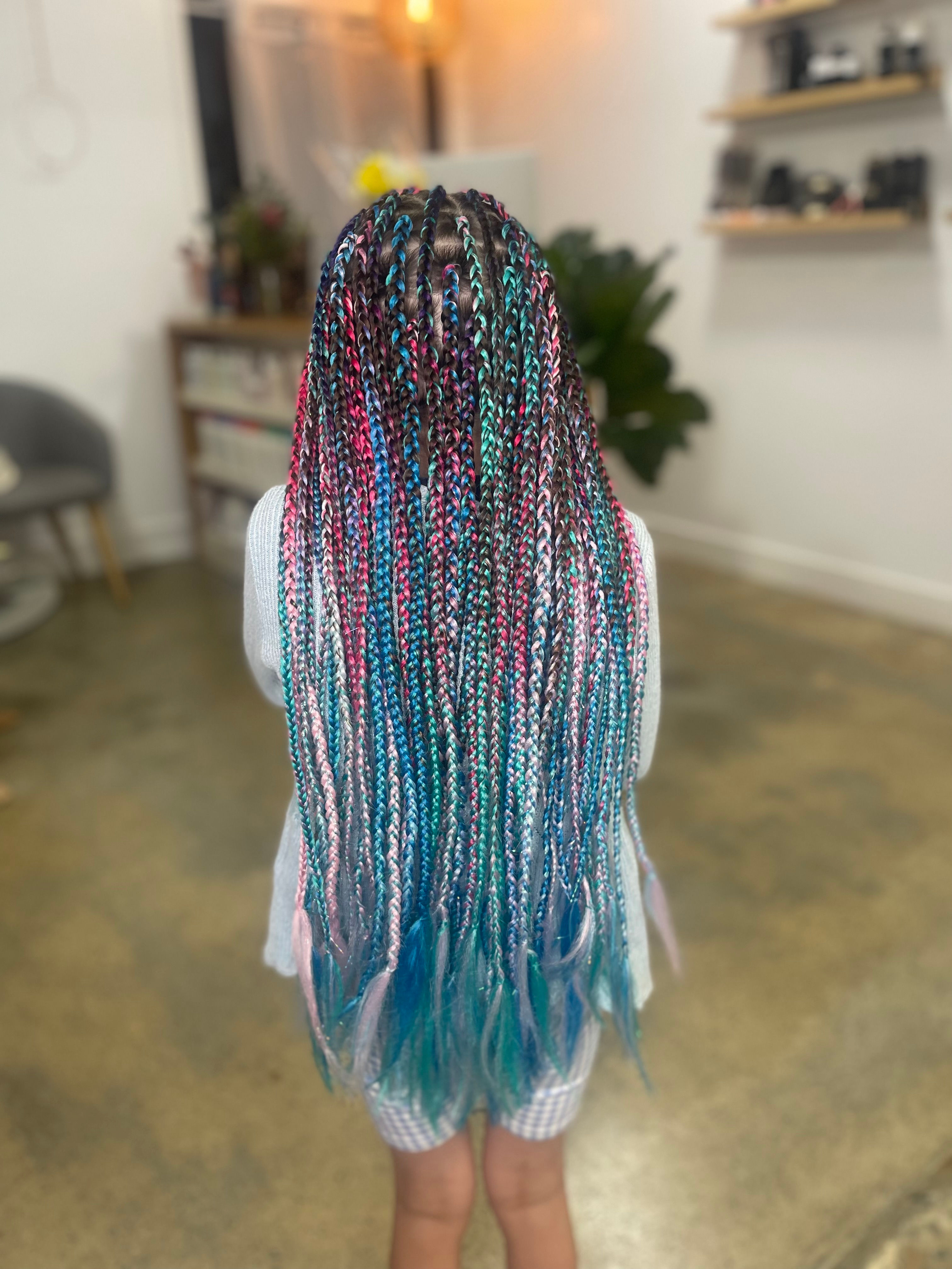 Sparkly Mermaid / Unicorn Braiding Hair Extensions