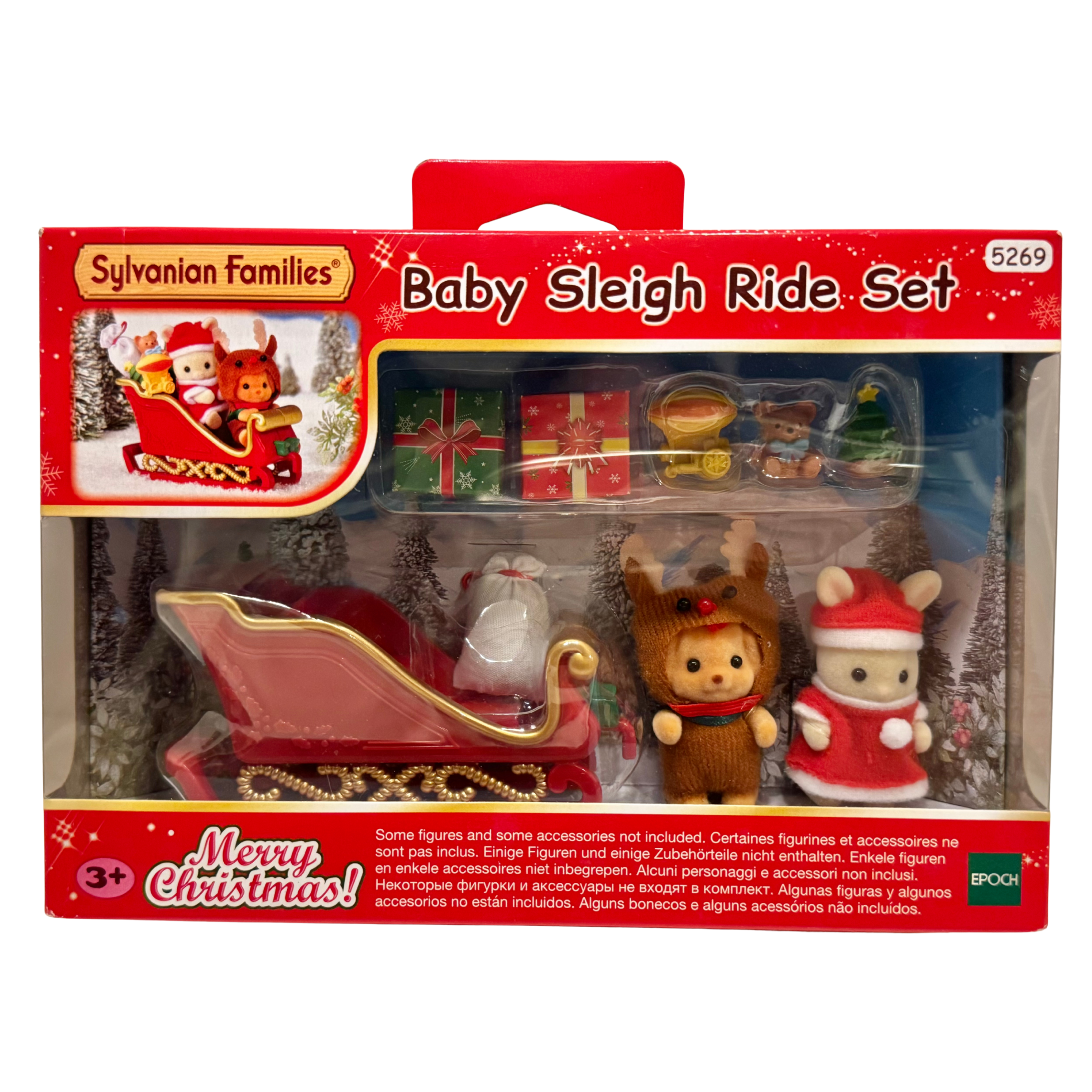 Sylvanian Families Christmas Baby Sleigh Set