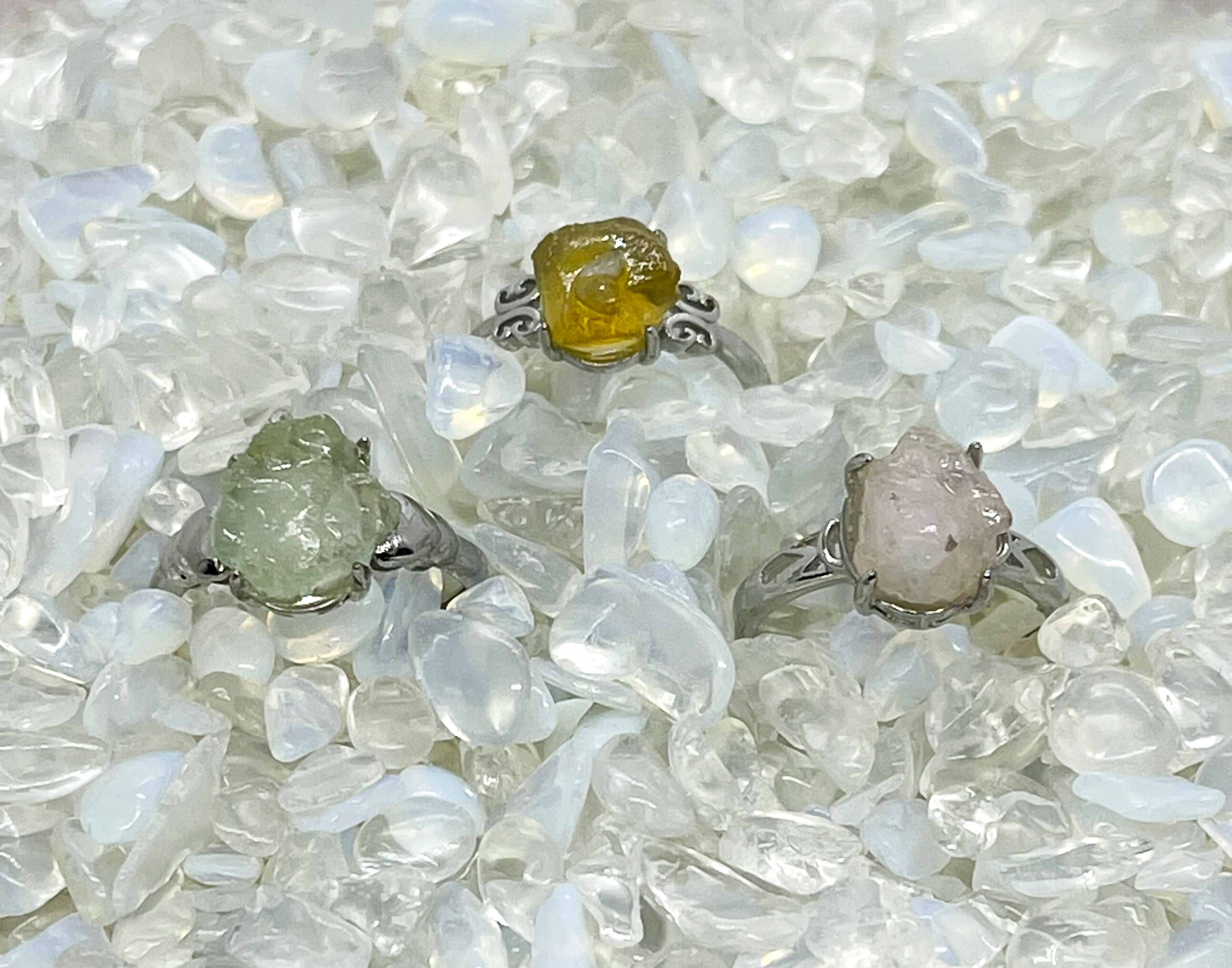 Sterling Silver Crystal Rings | Part 1