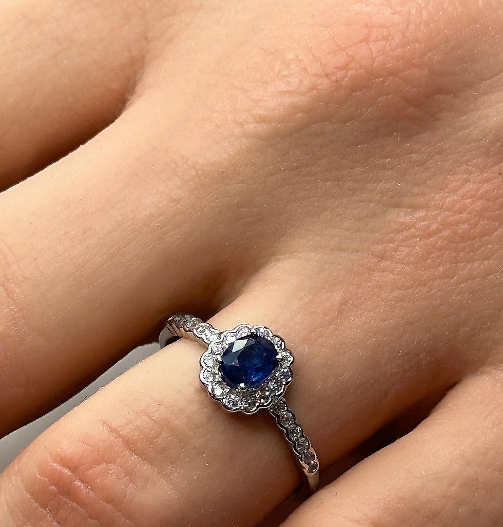Thumbnail: Sterling Silver Crystal Rings | Part 3