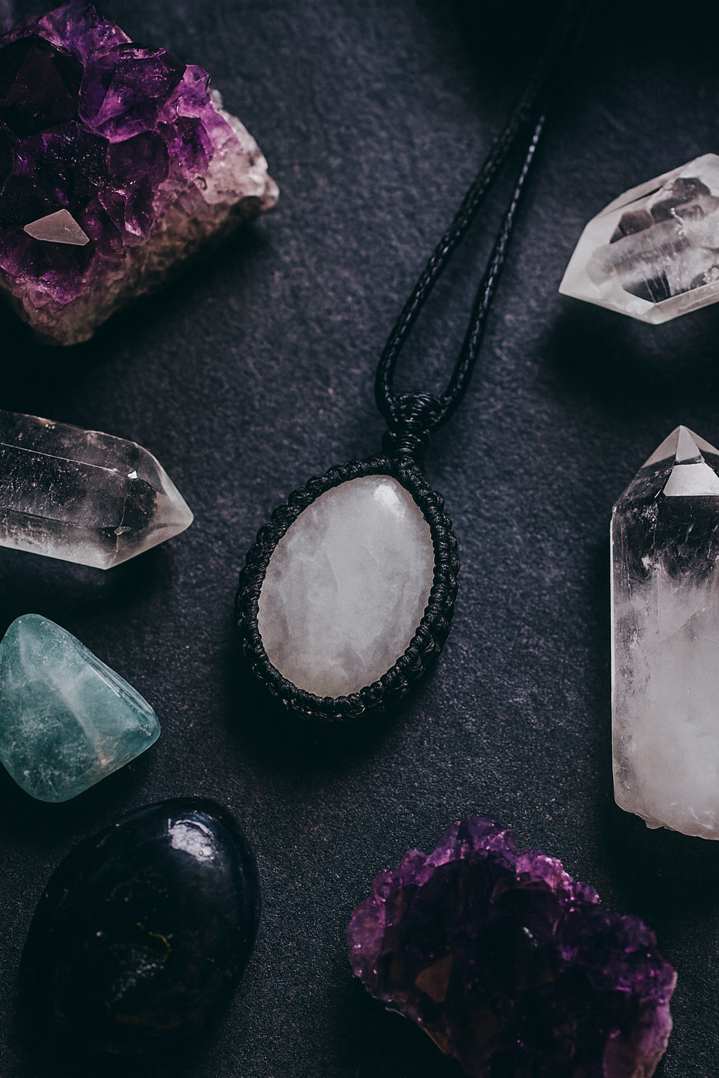 Crystal Pendant Necklace 