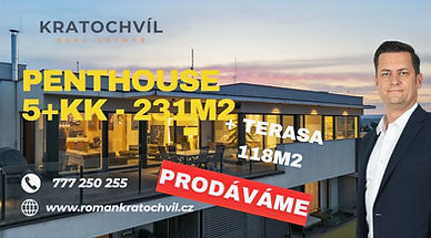 Video prohlídka penthouse Praha