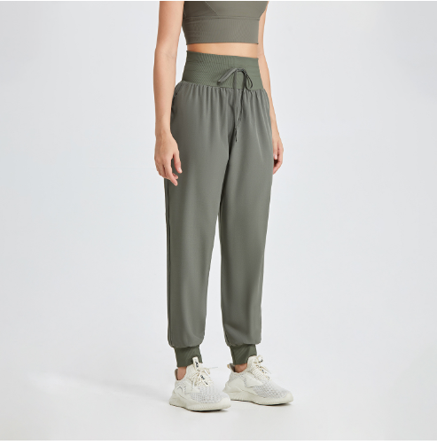 Miniatura: Women's Loose Fit Harem Pants with Pockets for Yoga