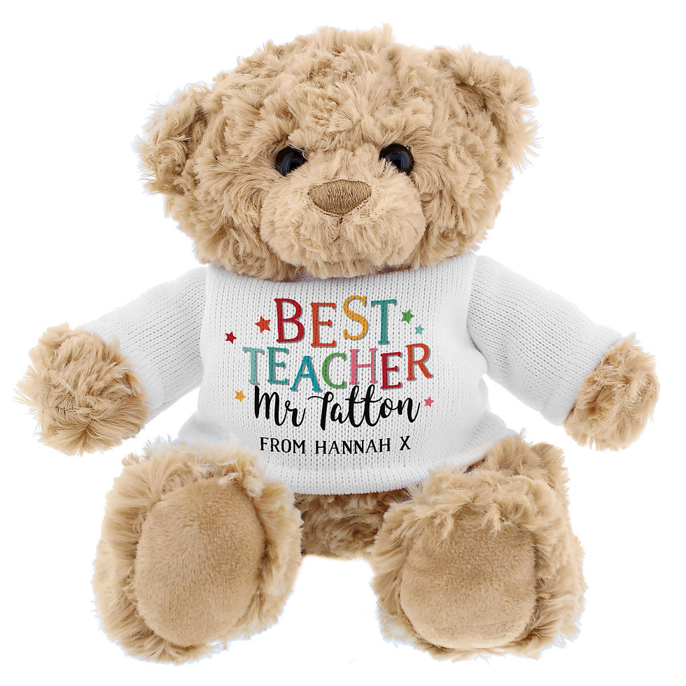 Thumbnail: Personalised Best Teacher Teddy Bear