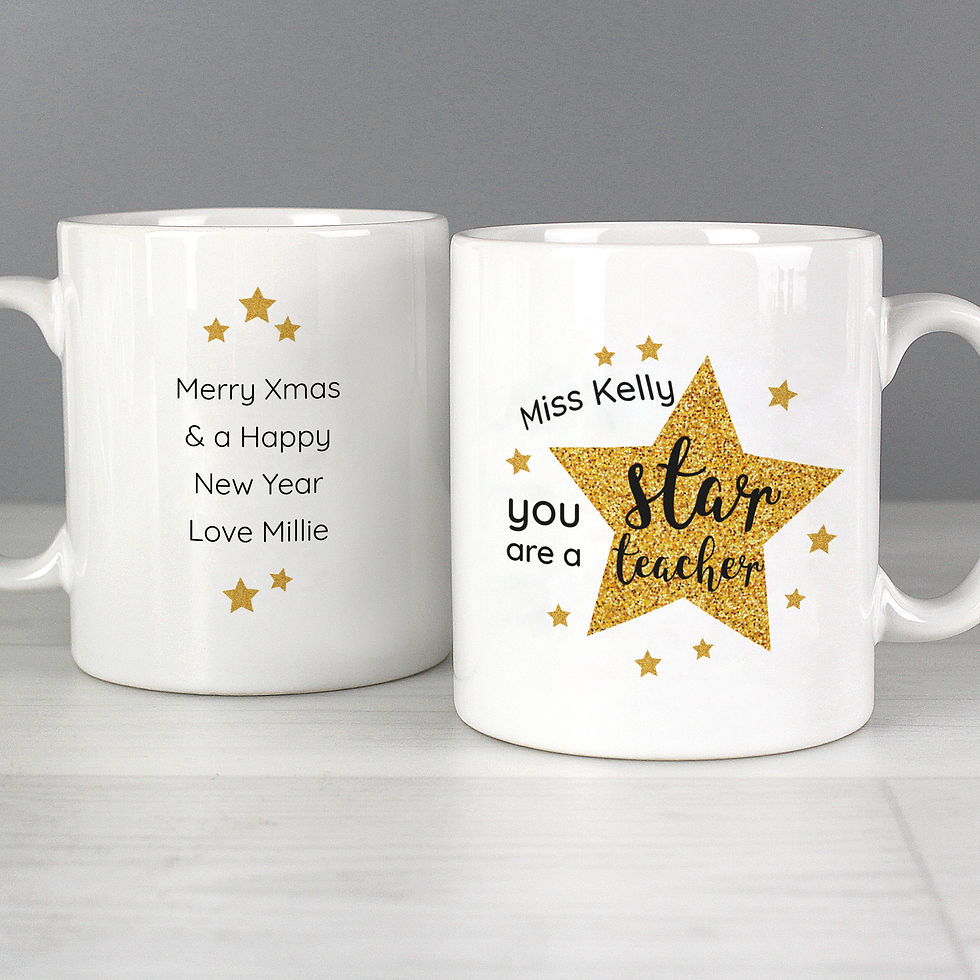 Thumbnail: Personalised Star Teacher's Mug