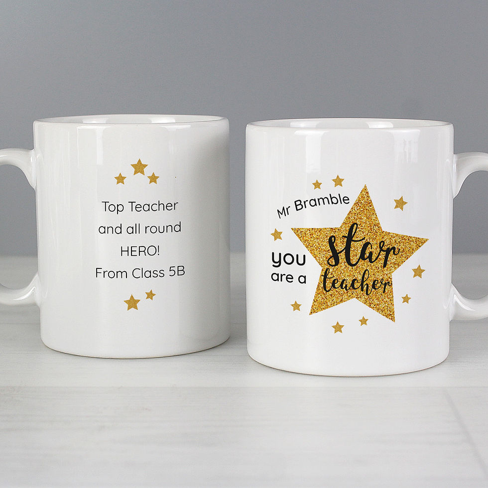 Thumbnail: Personalised Star Teacher's Mug
