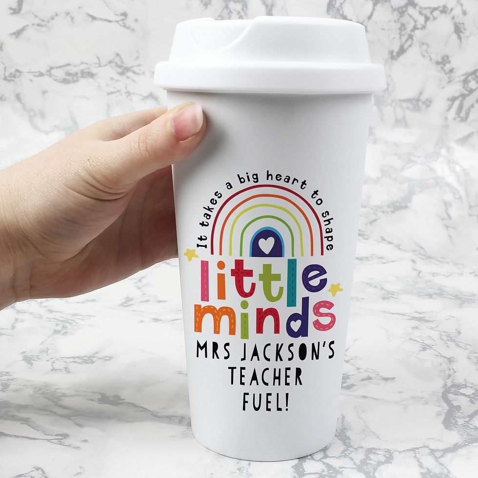 Thumbnail: Personalised Shape Little Minds Travel Mug