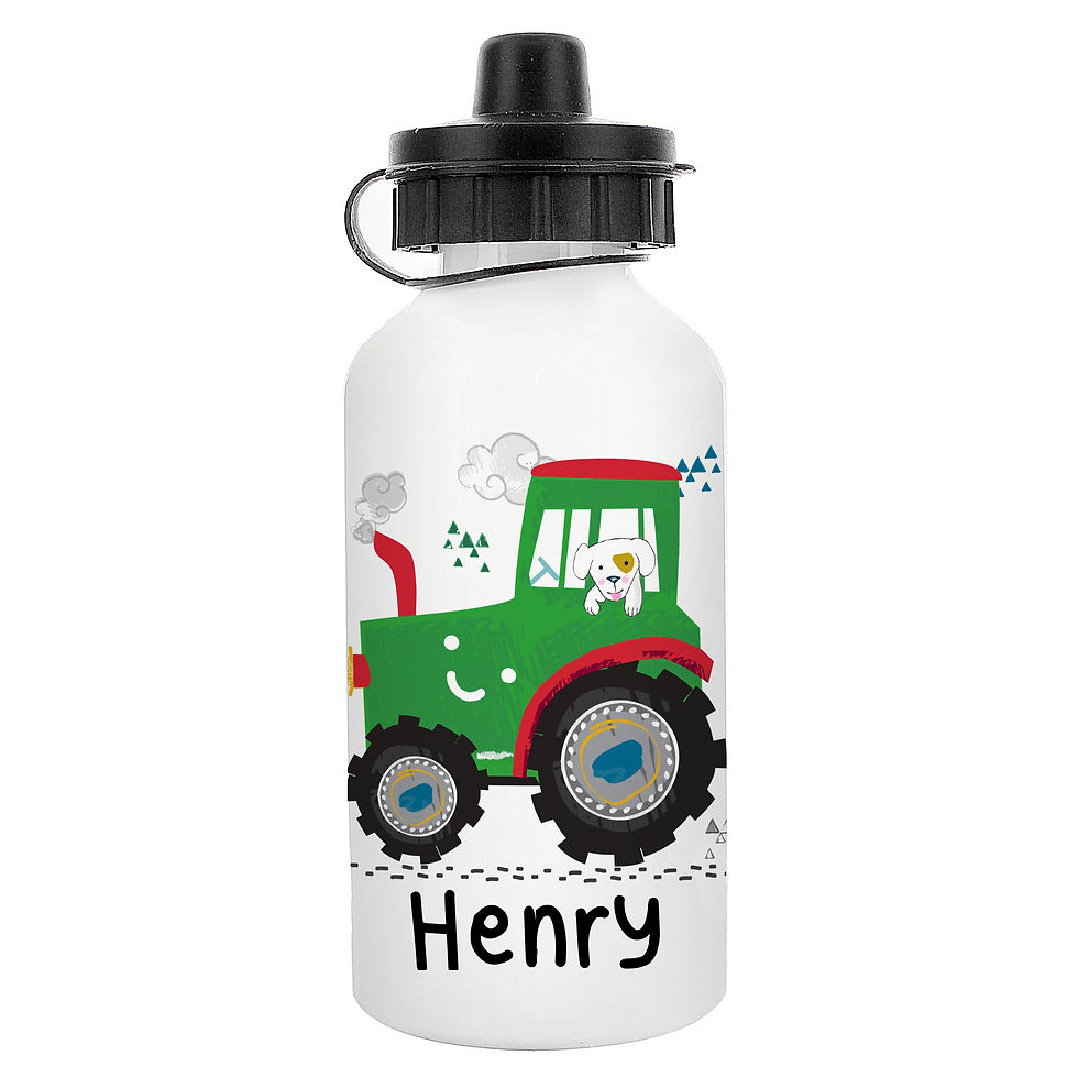 Thumbnail: Personalised Tractor Drinks Bottle