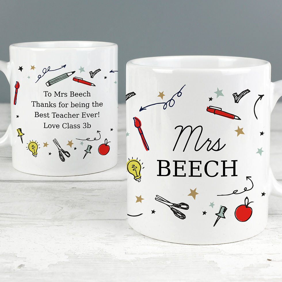 Thumbnail: Personalised School Teachers Mug