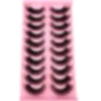 Miniatura: 10Pairs 8D Mink Lashes Natural Mink False Eyelashes Dramatic Volume Fake Eyelash