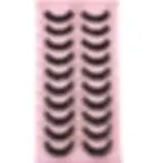 Miniatura: 10Pairs 8D Mink Lashes Natural Mink False Eyelashes Dramatic Volume Fake Eyelash
