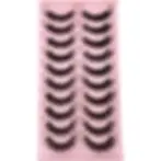 Miniatura: 10Pairs 8D Mink Lashes Natural Mink False Eyelashes Dramatic Volume Fake Eyelash