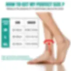 Thumbnail: Adjustable Elastic Ankle Brace Compression Sleeve Foot Support Stabilizer for